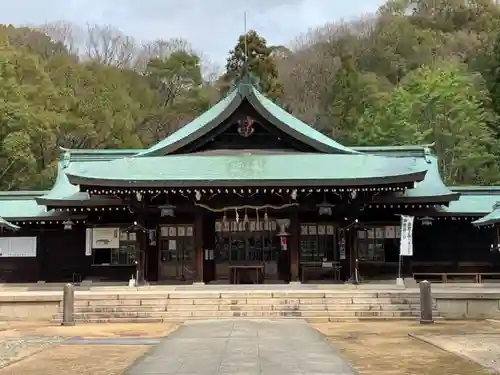 岡山縣護國神社の本殿