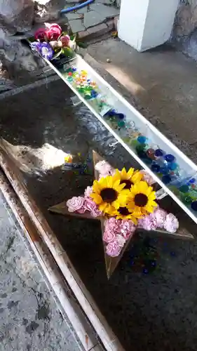 星置神社の手水舎