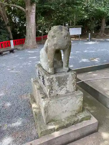 織幡神社の狛犬