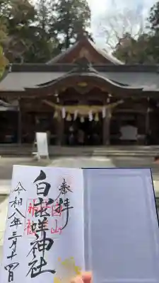 白山比咩神社の御朱印