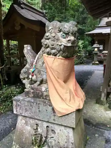 貴船神社奥宮の狛犬