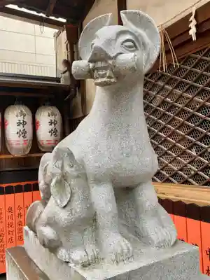 観亀稲荷神社(觀亀神社)の狛犬