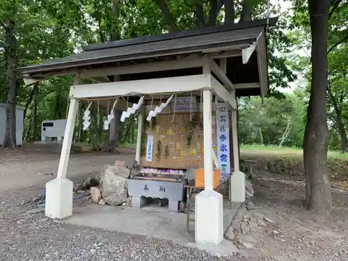 星置神社の手水舎