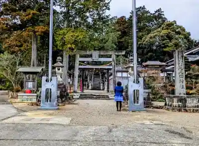 足見田神社の鳥居