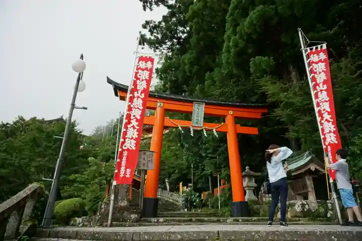 熊野那智大社の鳥居