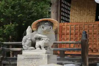 相馬妙見宮　大上川神社の狛犬