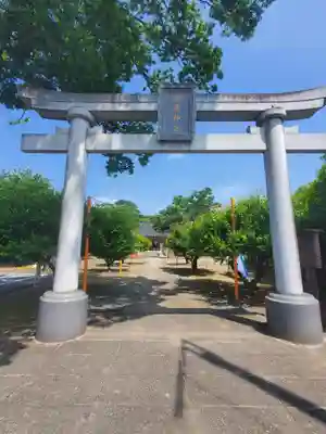 上里菅原神社の鳥居