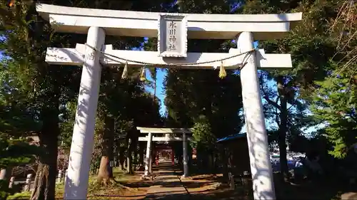 大和田氷川神社の鳥居