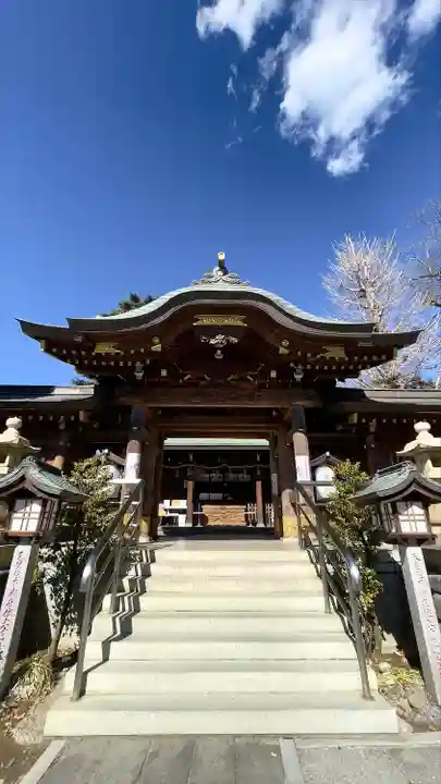 鳩ヶ谷氷川神社の山門・神門