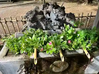 畑子安神社の手水舎