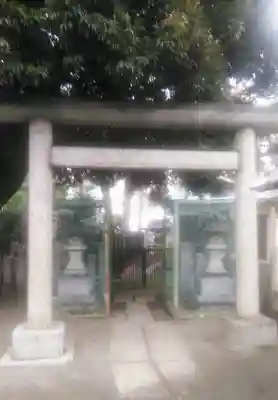 富士浅間神社の鳥居