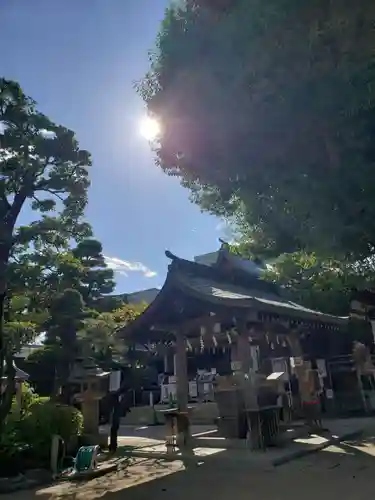 鳩森八幡神社の手水舎