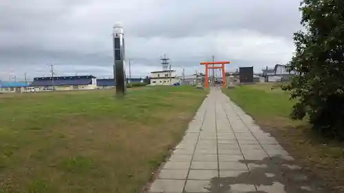 天塩厳島神社の景色