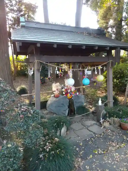 馬場氷川神社の手水舎