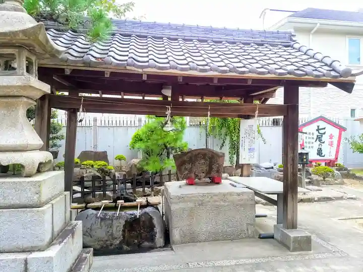 七尾神社の手水舎
