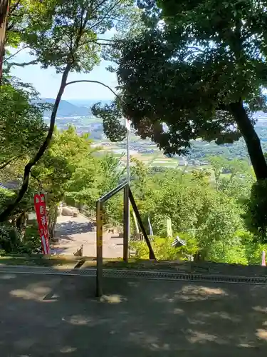 唐澤山神社の景色