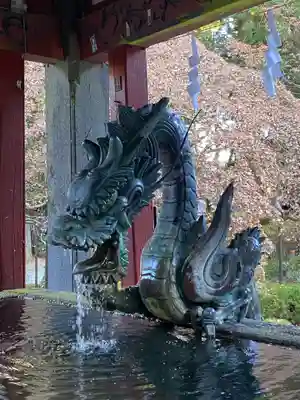 北口本宮冨士浅間神社の手水舎