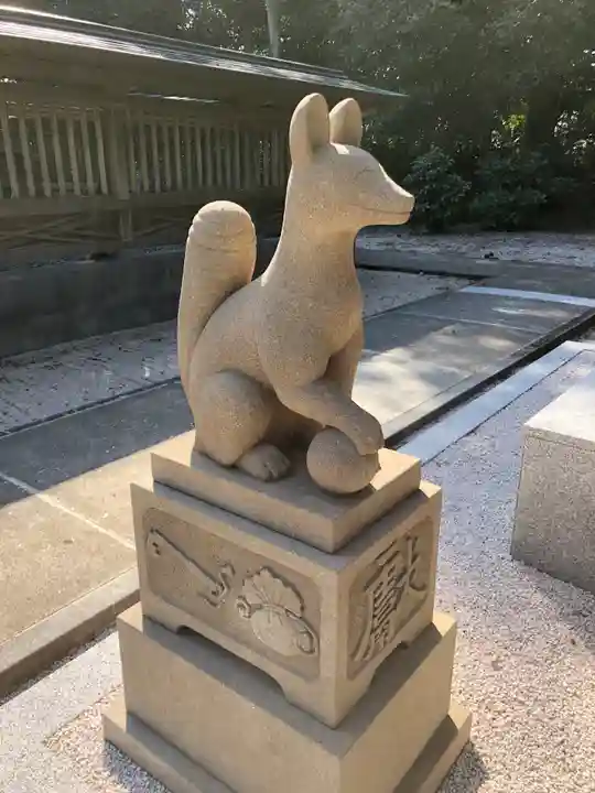 松江神社の狛犬