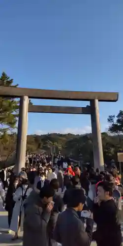 伊勢神宮内宮（皇大神宮）の鳥居