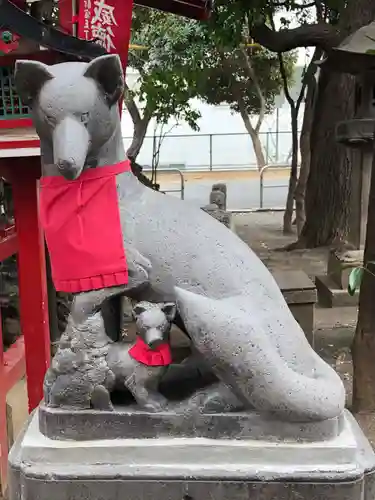 花園神社の狛犬