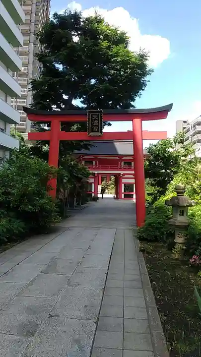 成子天神社の鳥居