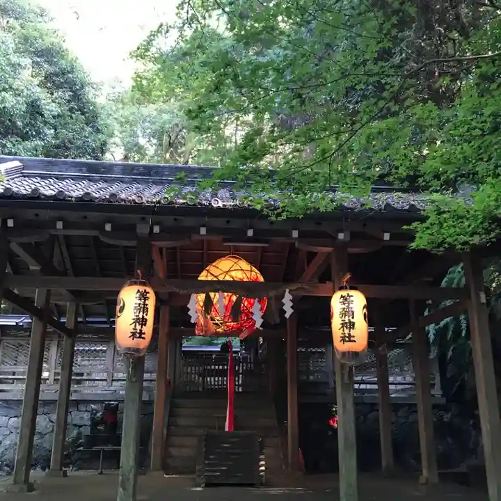 等彌神社の本殿・本堂