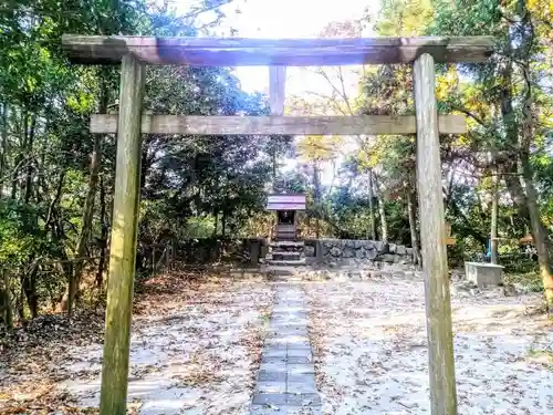 城山八幡社の鳥居