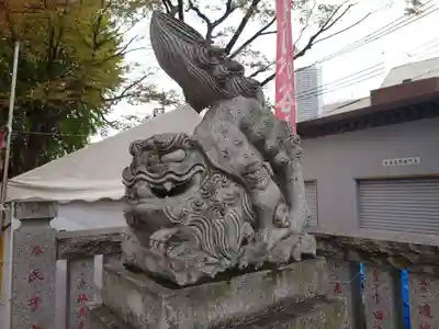 大鳥神社の狛犬