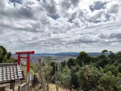 人見神社の景色