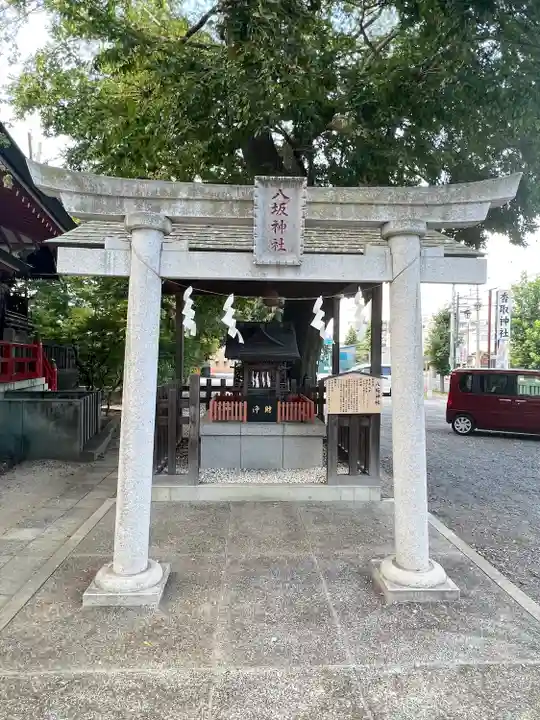 越谷香取神社の鳥居