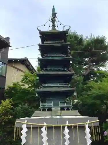 立石熊野神社の塔