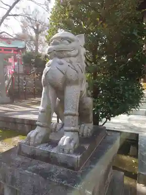 西台天祖神社の狛犬
