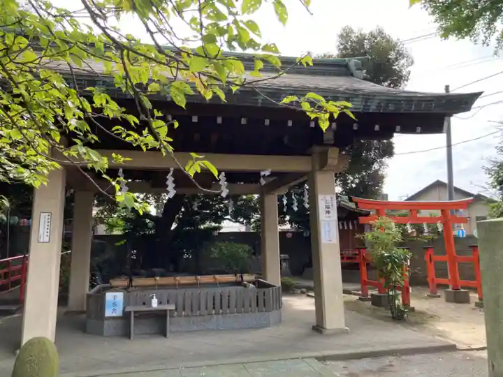 葛西神社の手水舎