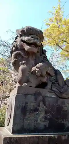 検見川神社の狛犬