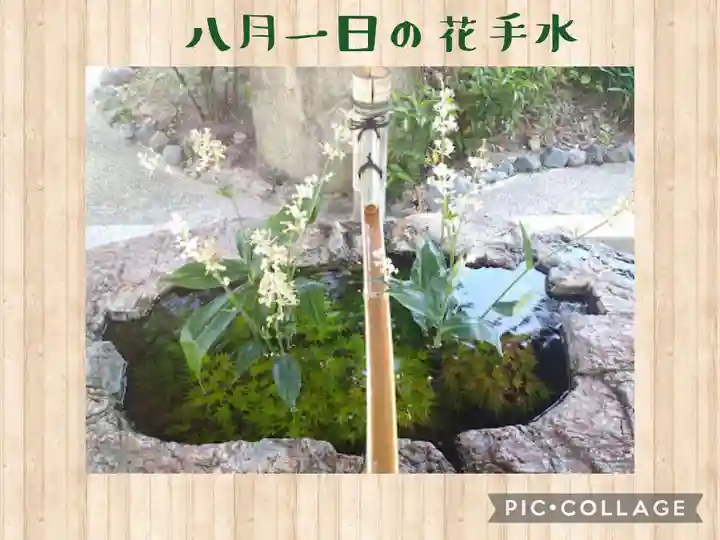 阿智神社の手水舎