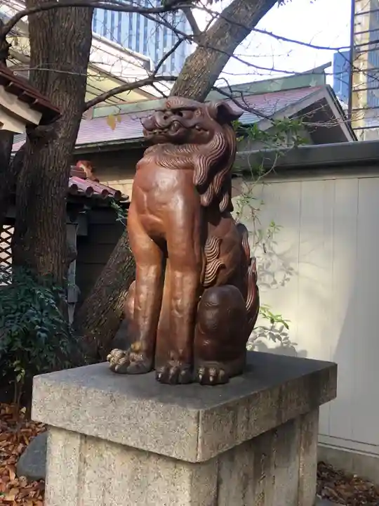 坐摩神社の狛犬
