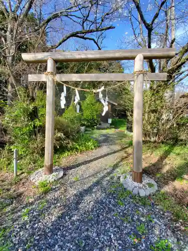 磯部稲村神社の鳥居