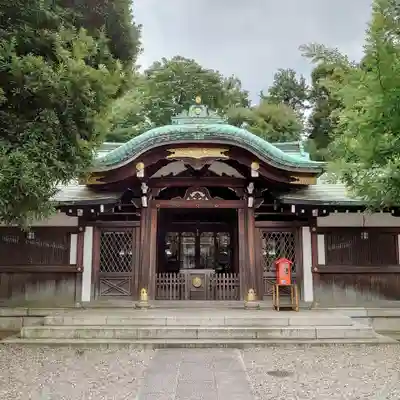 白金氷川神社の本殿・本堂