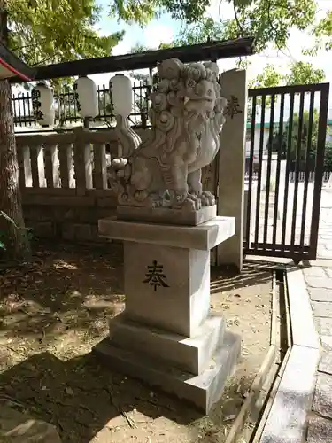 阿部野神社の狛犬