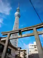 押上天祖神社の鳥居