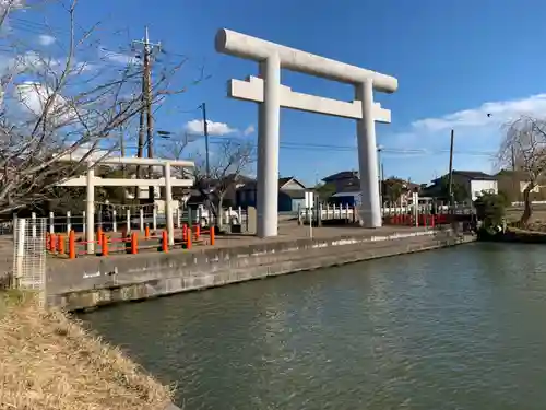 息栖神社の鳥居