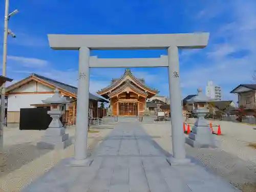 八ツ屋神明社の鳥居