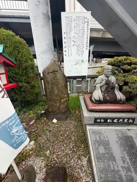 大島稲荷神社の{uncategorized: "未分類", other: "その他", undefined: "問題あり", building: "その他建物", grave: "お墓", sacred_gate: "鳥居", guardian: "狛犬", statue: "像", buddha: "仏像", history: "歴史", nature: "自然", garden: "庭園", animal: "動物", pagoda: "塔", temizu: "手水舎", mountain_gate: "山門・神門", sanctuary: "本殿・本堂", subordinate: "末社・摂社", art: "芸術", scenery: "景色", jizo: "地蔵", ema: "絵馬", goshuin: "御朱印", omikuji: "おみくじ", items: "授与品その他", amulet: "お守り", goshuincho: "御朱印帳", eats: "食事", festival: "お祭り", votive_dance: "神楽", shichigosan: "七五三参", wedding: "結婚式", experience: "体験その他", initially: "初詣", around: "周辺", anti_infection: "感染症対策"}