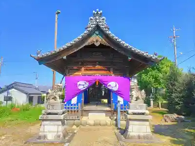 八幡社の本殿・本堂