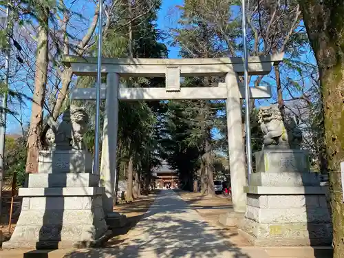 諏訪神社の鳥居