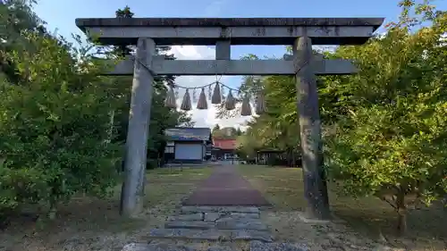 古谷館八幡神社の鳥居