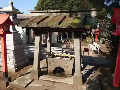 平出雷電神社の手水舎
