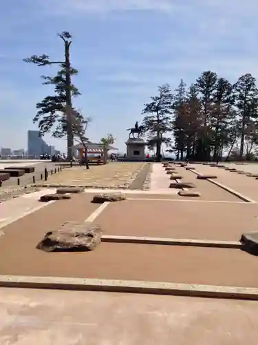 宮城縣護國神社の庭園