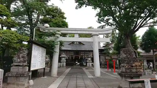 正ノ木稲荷 稲積神社の鳥居