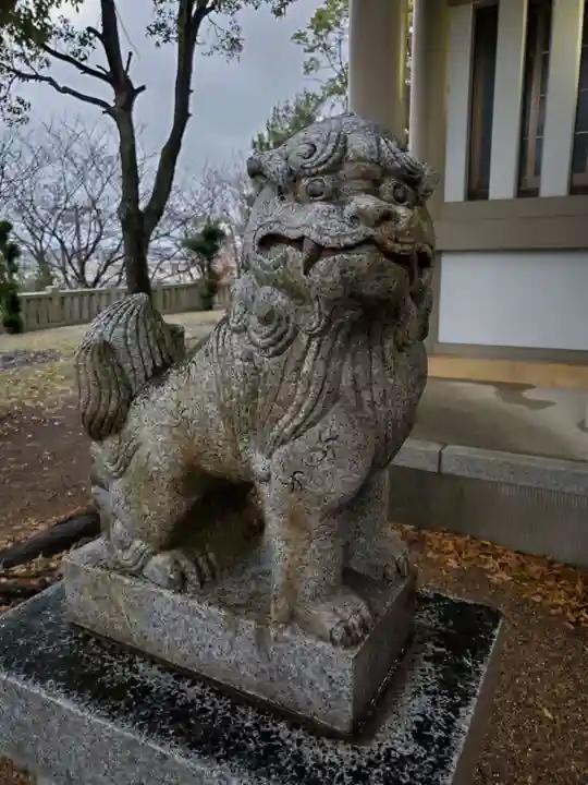 伊川谷神明神社の狛犬